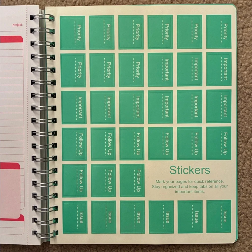 Markings By C.R. Gibson Make It Happen Project Planner - 200 Pages